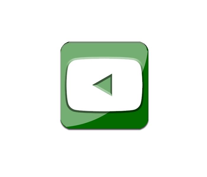绿色YouTube Logo